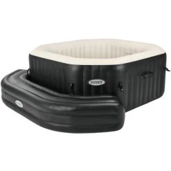 Intex Aufblasbare Sitzbank Für Whirlpools Pure Spa, Octagonal Schwarz
