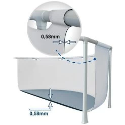 Intex 26784 Oberirdischer Pool Prismenrahmen Rechteckig 300x175x80cm -Intex 15582875 5