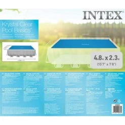 Solarplane Poolplane Rechteckig 488 X 244 Cm INTEX -Intex 15729266 5