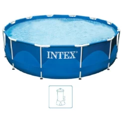 INTEX METAL FRAME POOLS Schwimmbecken 366 X 76 Cm 28212GN