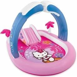 Intex Kinder Swimming Pool Und Planschbecken Mit Wasserspielfunktion Hello Kitty