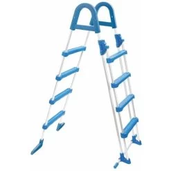 Intex Poolleiter Als Sicherheitsleiter Lackiert Mit 4 Stufen Für Pools Bis 1,22 M Höhe