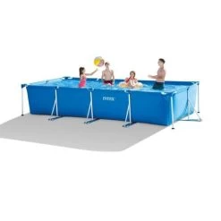 Intex 28273 Aufstellpool Frame Pool Rechteck Familienpool 450 X 220 X 84 Cm