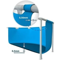 Intex 28210 Swimming Pool Metal Frame 366x76 Cm Stahlrohrbecken Schwimmbecken 11 Intex 28210 Swimming Pool Metal Frame 366x76 Cm Stahlrohrbecken Schwimmbecken -Intex 95617031 5