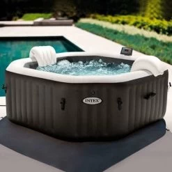 Intex 28458 Whirlpool Pure SPA Bubble Jet Massage 201x71cm Aufblasbar 4 Personen -Intex 95617094 3