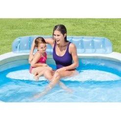 Intex Swim Center Lounge Family Pool Planschbecken Rückenlehne 224 X 216 X 76 Cm -Intex 95618888 4