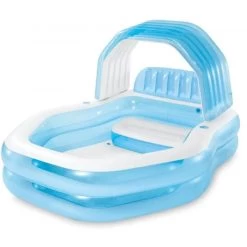 INTEX Swimcenter - Sunshade Family (2229 X 191 X 135 Cm Planschbecken Mit Sonnenschutz