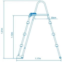 INTEX Sicherheitsleiter Für Pools Mit Höhe Bis 107 Cm 28075 -Intex Intex 128075 2 800x800 1