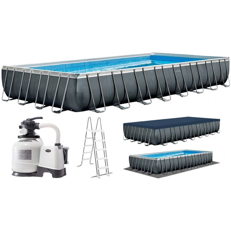 INTEX ULTRA XTR RECTANGULAR FRAME POOLS SET Schwimmbad 732 X 366 X 132 Cm 26368 8 INTEX ULTRA XTR RECTANGULAR FRAME POOLS SET Schwimmbad 732 X 366 X 132 Cm 26368 – Bild 6