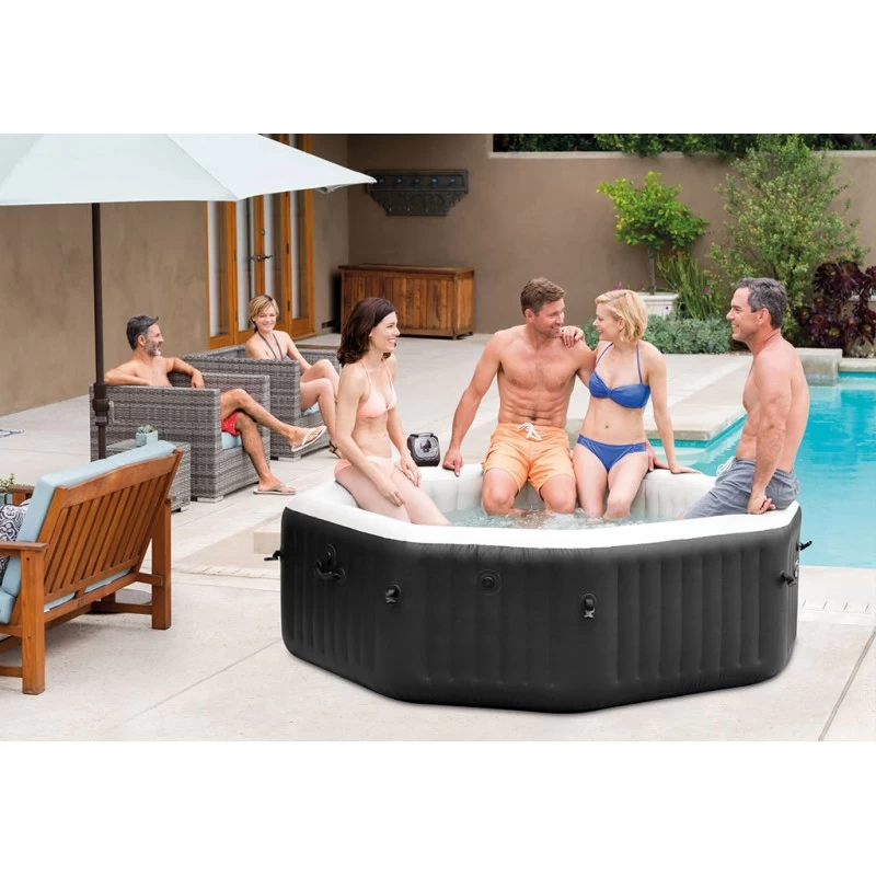 INTEX Jet & Bubble Spa Deluxe Octagon Whirlpool, 6 Personen 28462 12 INTEX Jet & Bubble Spa Deluxe Octagon Whirlpool, 6 Personen 28462 – Bild 10