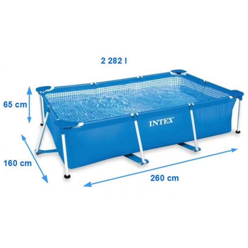 B-Ware!INTEX SMALL RECTANGULAR FRAME POOLS 260 X 160 X 65cm 28271NP-beschädigte Verpackung 4 B-Ware!INTEX SMALL RECTANGULAR FRAME POOLS 260 X 160 X 65cm 28271NP-beschädigte Verpackung – Bild 2